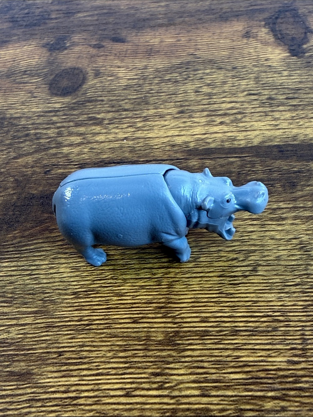Gray Hippo Small Pet Enrichment Toy